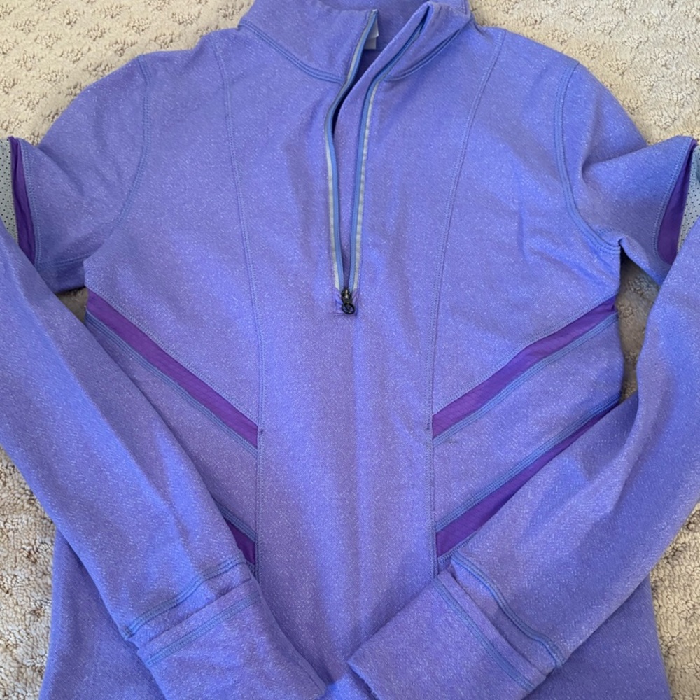 Ivivva Purple Quarter-Zip Pullover